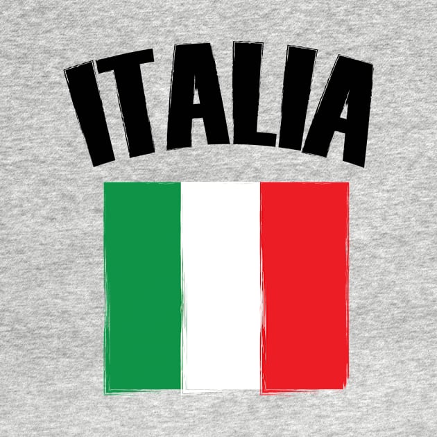 Italia Italy Flag by TheInkElephant